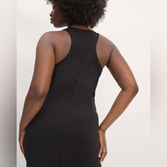 Everlane The Form Racerback Dress in Black size small new - Picture 2 of 11